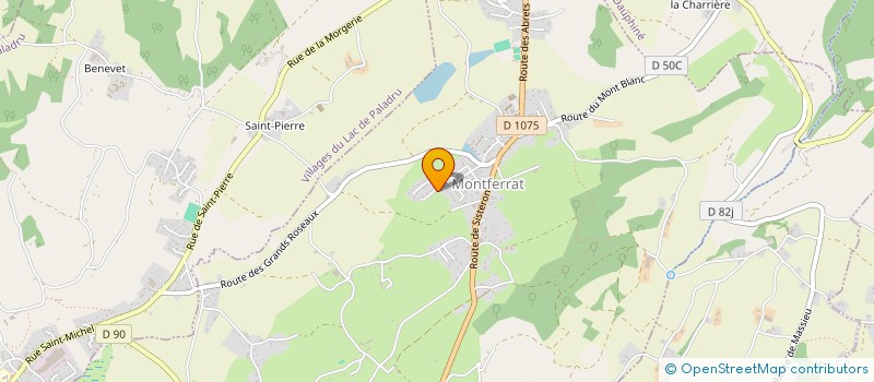 localisation de l'entreprise PHENOMENE ANIMATION MONTFERRAT  MONTFERRAT