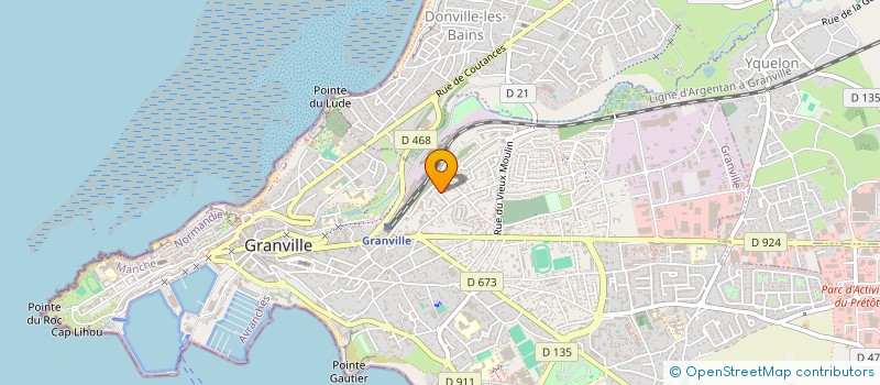 localisation de l'entreprise PHENOMENES FILMS  GRANVILLE