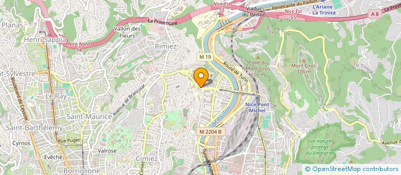 localisation de l'entreprise PHENOMENOLOGIE CLINIQUE ET DASEINANALYSE DE NICE à NICE