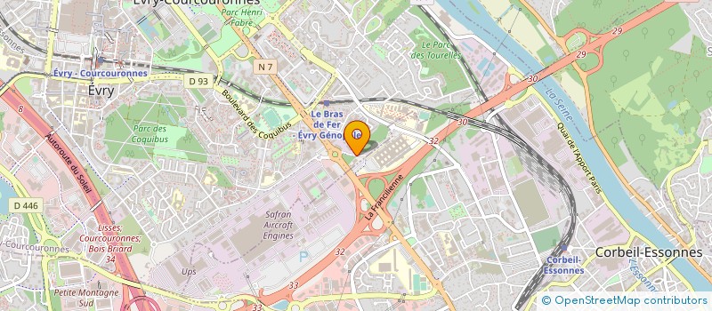 localisation de l'entreprise PHENOPUPS  EVRY-COURCOURONNES