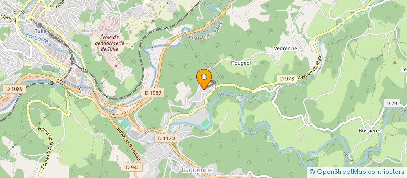 localisation de l'entreprise PHENYX COLIS AU DELA DU CHRONO  LAGUENNE-SUR-AVALOUZE