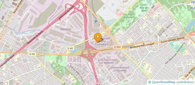 localisation de l'entreprise PHENYX COMPAGNY à AULNAY-SOUS-BOIS