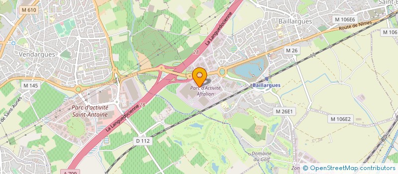 localisation de l'entreprise PHEOLIA à BAILLARGUES