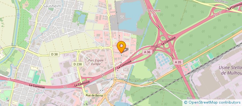 localisation de l'entreprise PHEOLYS à SAUSHEIM
