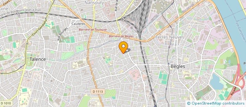 localisation de l'entreprise PHEROS à BEGLES
