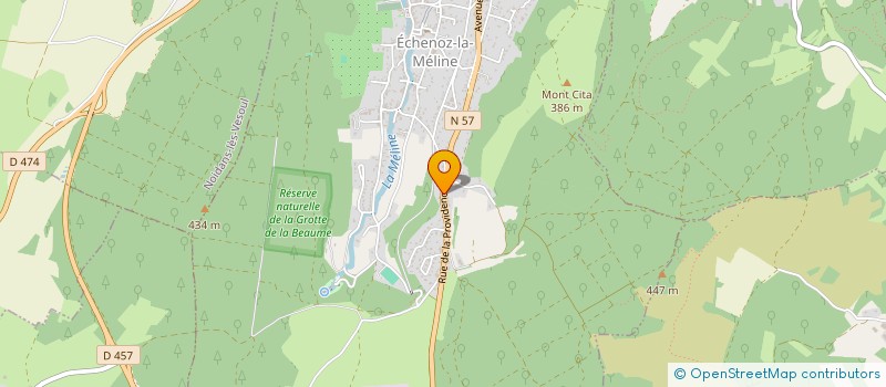 localisation de l'entreprise PHEULPIN IMMOBILIER à ECHENOZ-LA-MELINE