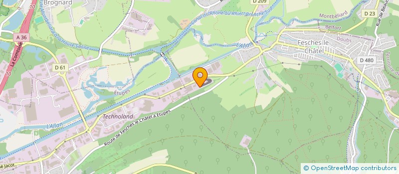 localisation de l'entreprise PHEULPIN INDUSTRIE à FESCHES-LE-CHATEL