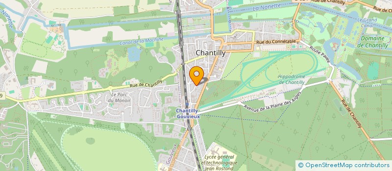 localisation de l'entreprise PHEVS  CHANTILLY