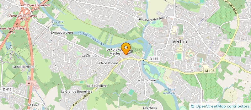 localisation de l'entreprise PHF CONSEILS à VERTOU