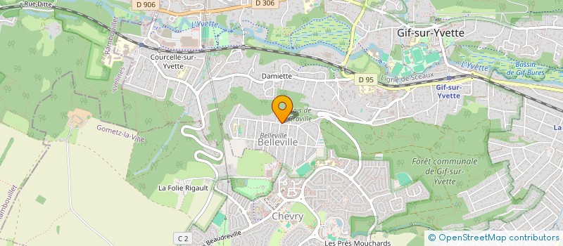 localisation de l'entreprise PHF CONSULT à GIF-SUR-YVETTE