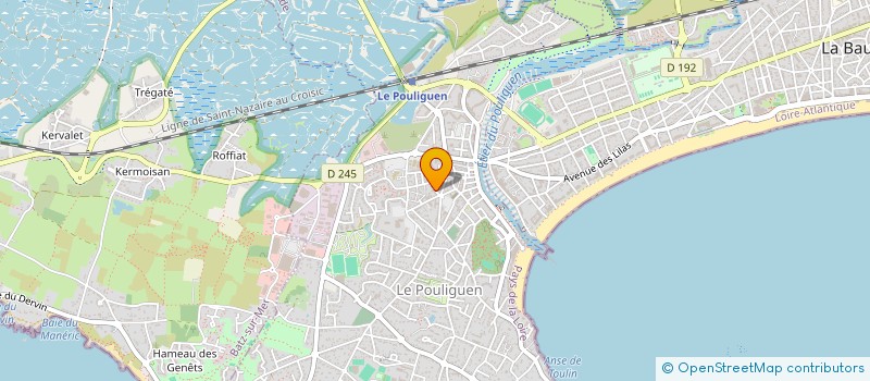 localisation de l'entreprise PHF CONSULTING  LE POULIGUEN