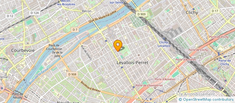 localisation de l'entreprise PHF HOLDING à LEVALLOIS-PERRET