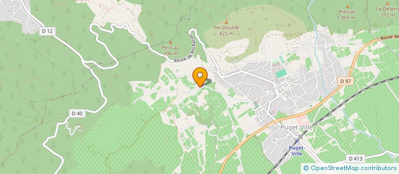 localisation de l'entreprise PHF IMMOBILIER  PUGET-VILLE