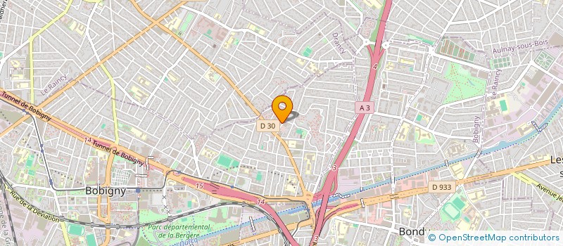 localisation de l'entreprise PHF RECORDS  BOBIGNY