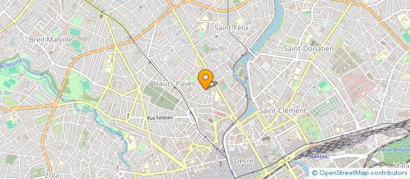 localisation de l'entreprise PHG à NANTES