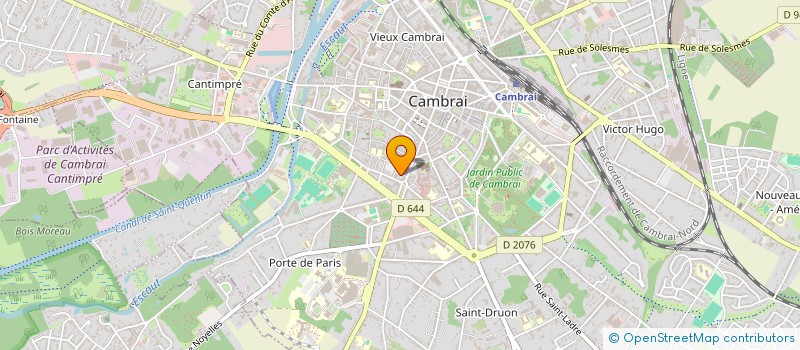 localisation de l'entreprise PHGD à CAMBRAI