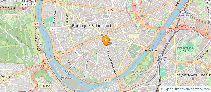 localisation de l'entreprise PHI à BOULOGNE-BILLANCOURT