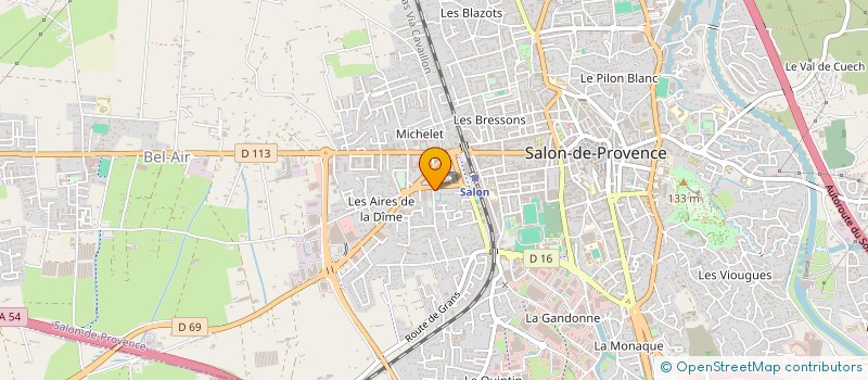 localisation de l'entreprise PHI  SALON-DE-PROVENCE