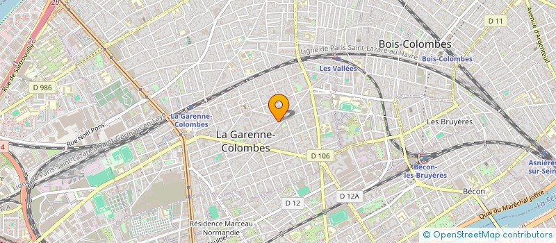 localisation de l'entreprise PHI  LA GARENNE-COLOMBES