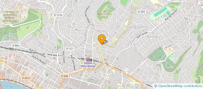 localisation de l'entreprise PHI ACOUSTIQUE  ROUEN