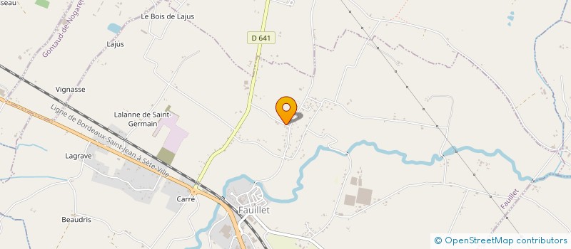 localisation de l'entreprise PHI-COM  FAUILLET