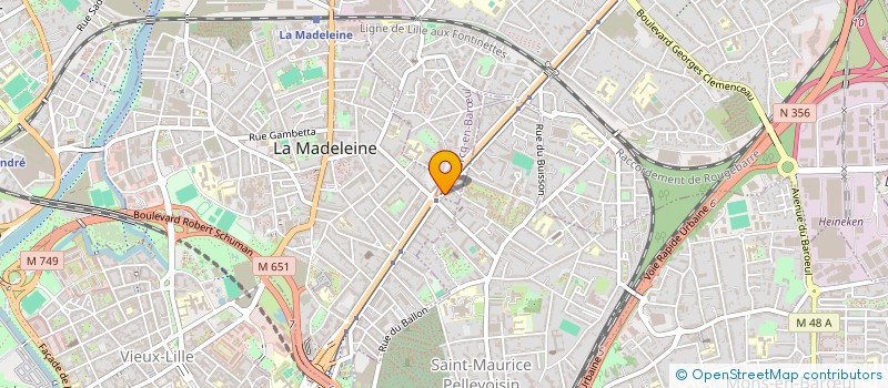 localisation de l'entreprise PHI LAW AVOCATS ET NOTAIRES à MARCQ-EN-BARŒUL