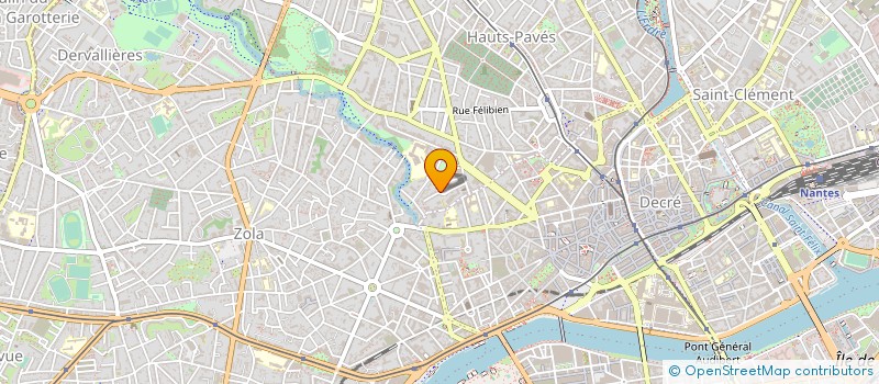 localisation de l'entreprise PHI MANAGEMENT à NANTES