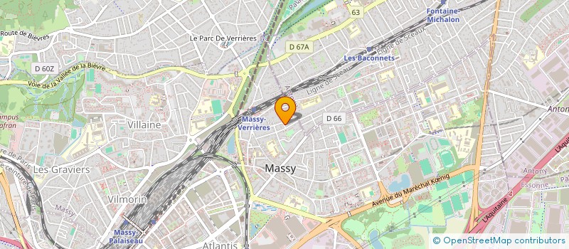 localisation de l'entreprise PHI MUSIC RECORDS  MASSY