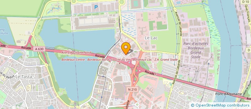localisation de l'entreprise PHI-RH à BORDEAUX