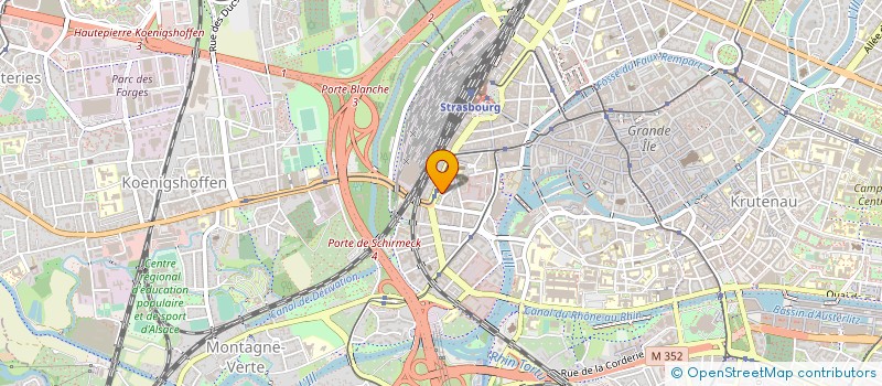localisation de l'entreprise PHI12 à STRASBOURG