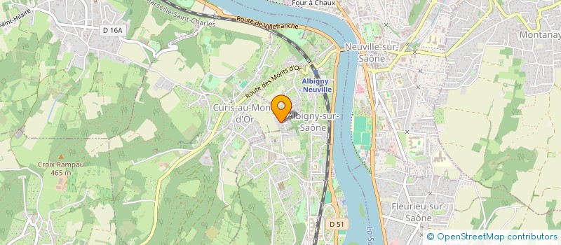 localisation de l'entreprise PHIATEC  CURIS-AU-MONT-D'OR