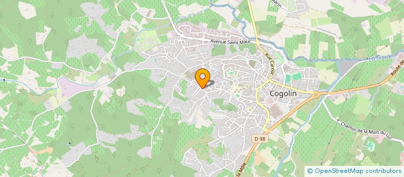 localisation de l'entreprise PHIB INGENIERIE  COGOLIN