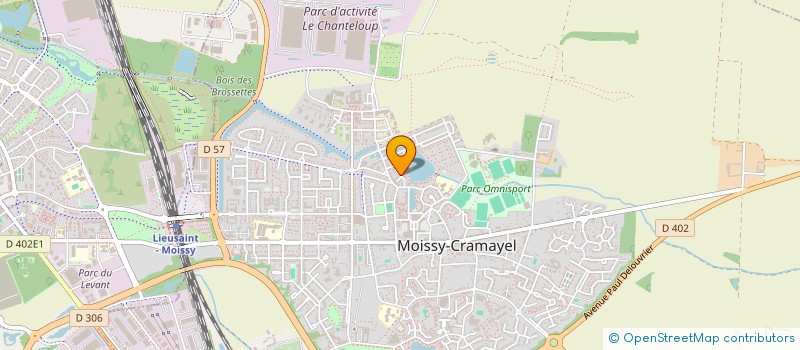 localisation de l'entreprise PHIBAFIBRE à MOISSY-CRAMAYEL