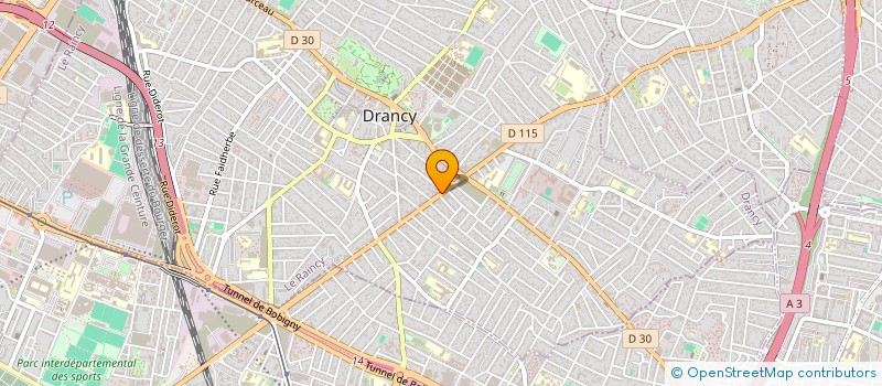 localisation de l'entreprise PHIBEAUTE à DRANCY