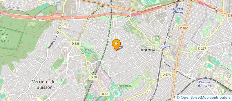 localisation de l'entreprise PHIBEDAZ à ANTONY