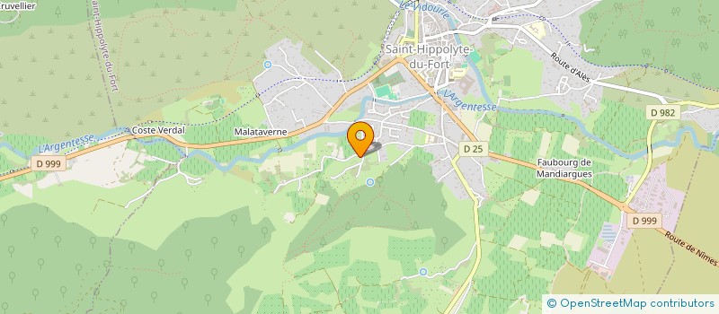 localisation de l'entreprise PHIBER  ST HIPPOLYTE DU FORT