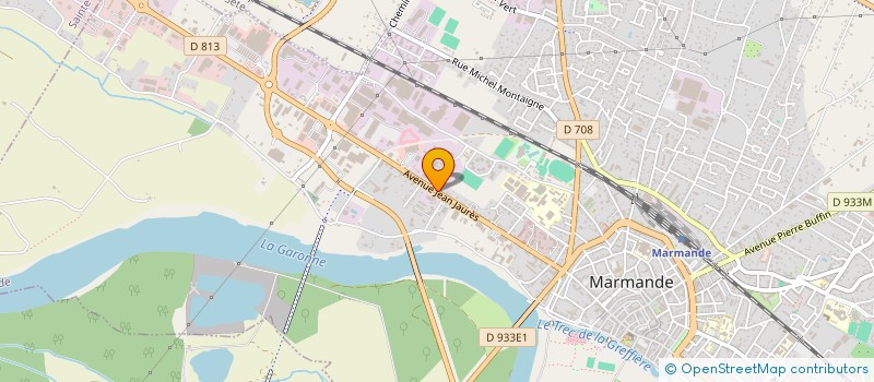 localisation de l'entreprise PHIBRE  MARMANDE