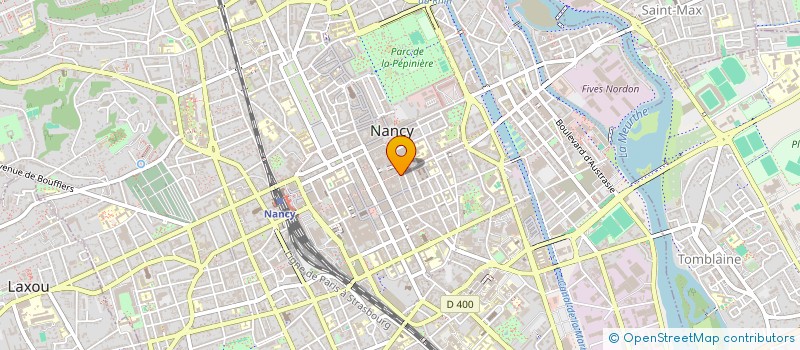 localisation de l'entreprise PHICA à NANCY