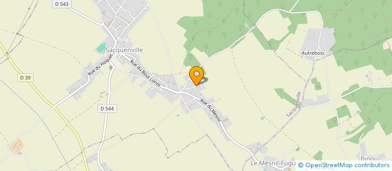 localisation de l'entreprise PHICARHEL  SACQUENVILLE