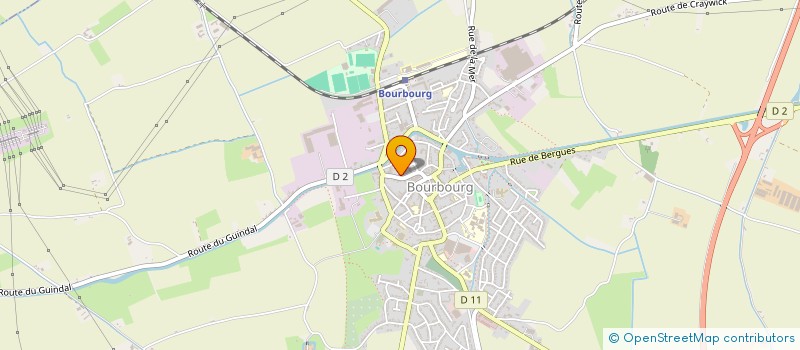 localisation de l'entreprise PHICEL  BOURBOURG