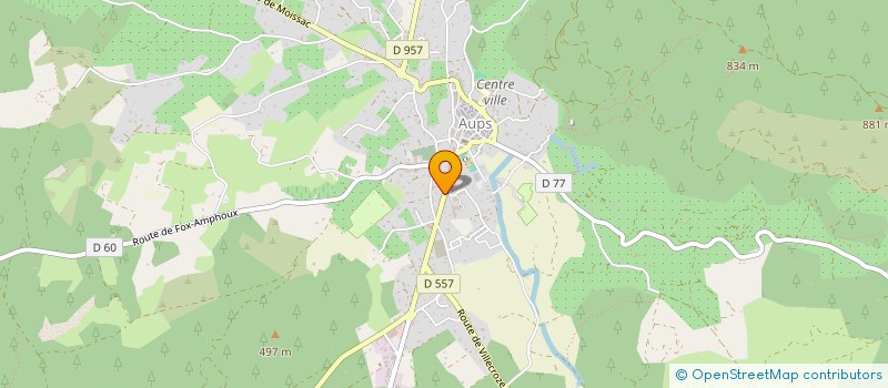 localisation de l'entreprise PHICELOCAMAX  AUPS