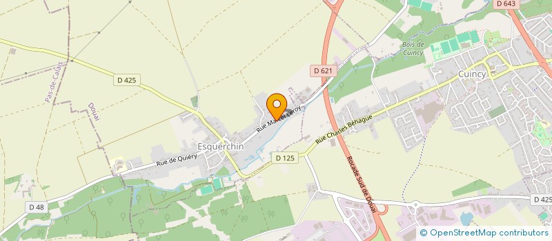localisation de l'entreprise PHICENSEA à ESQUERCHIN