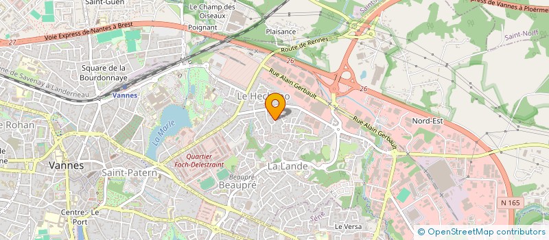 localisation de l'entreprise PHICLAUD à VANNES