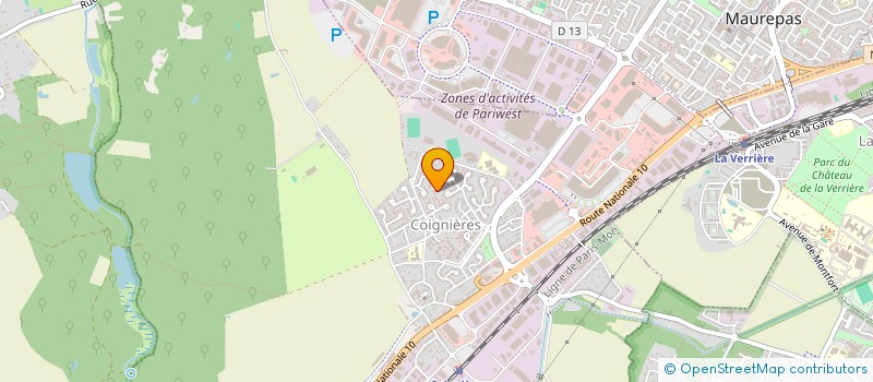 localisation de l'entreprise PHICOGIS à COIGNIERES