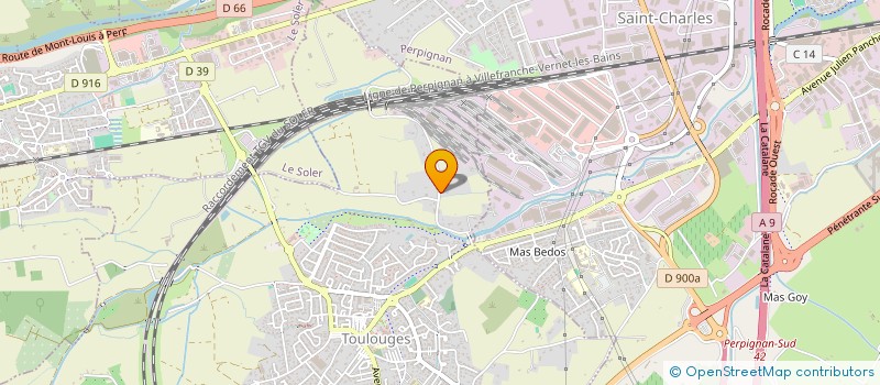 localisation de l'entreprise PHICSO  TOULOUGES