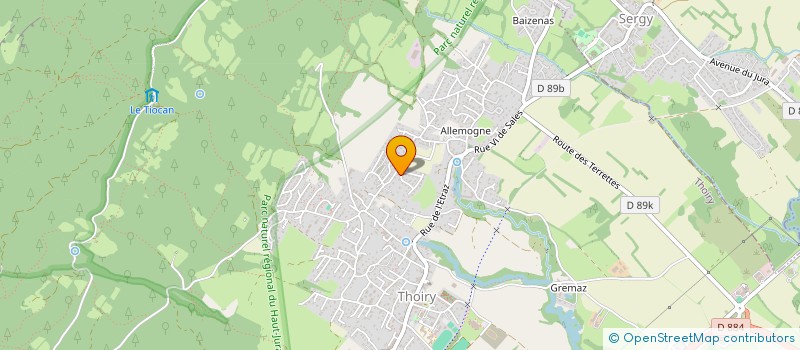 localisation de l'entreprise PHIDELMA  THOIRY