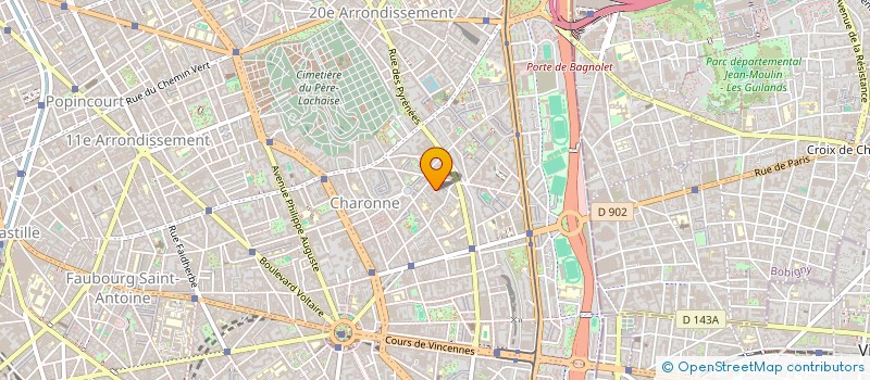 localisation de l'entreprise PHIDEX  PARIS