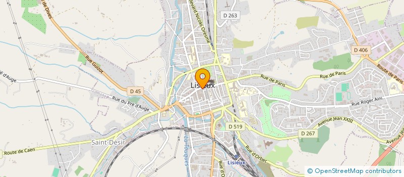 localisation de l'entreprise PHIDOTEL  LISIEUX