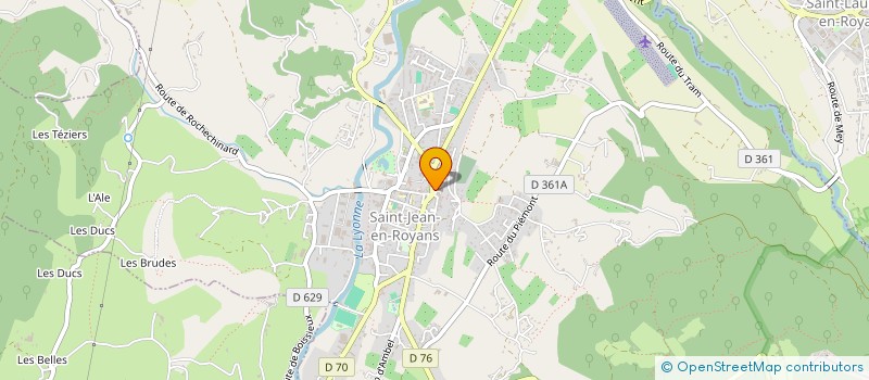 localisation de l'entreprise PHIE DE SAINT JEAN  SAINT-JEAN-EN-ROYANS