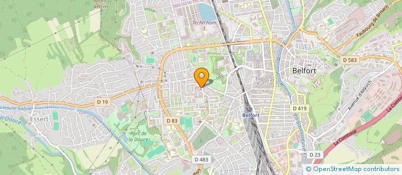 localisation de l'entreprise PHIE DES RESIDENCES AFC à BELFORT
